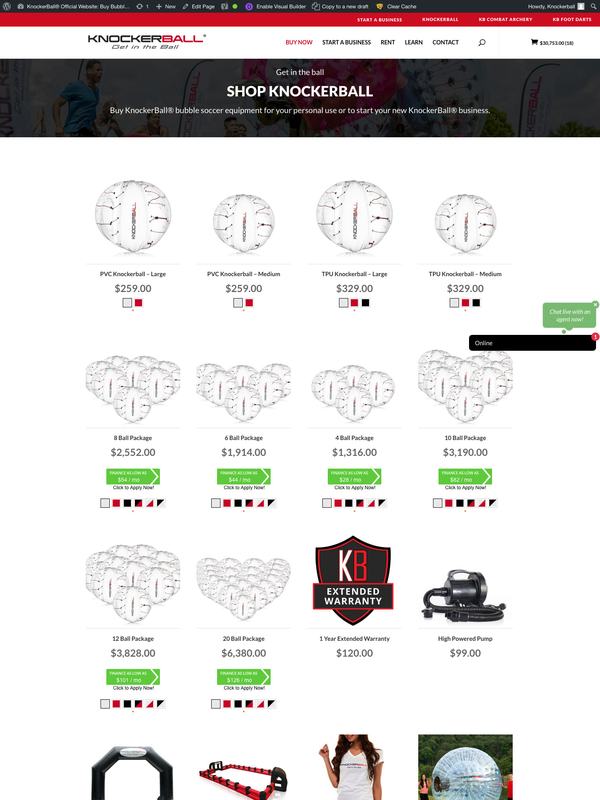 KnockerBall, website