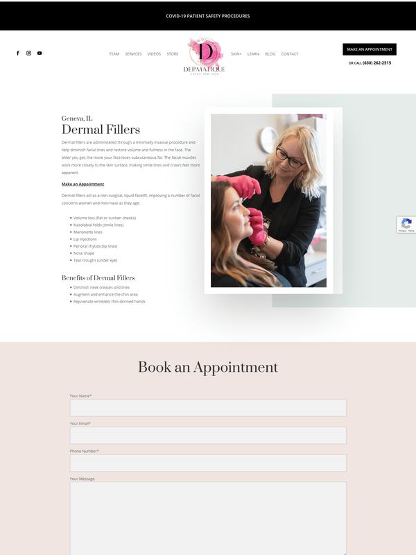 Dermatique Laser & Skin, website