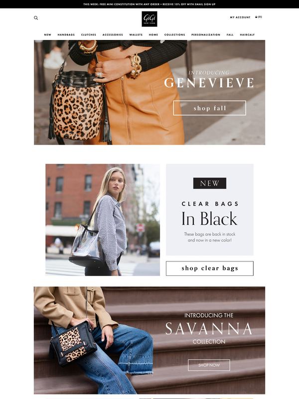 GiGi New York website