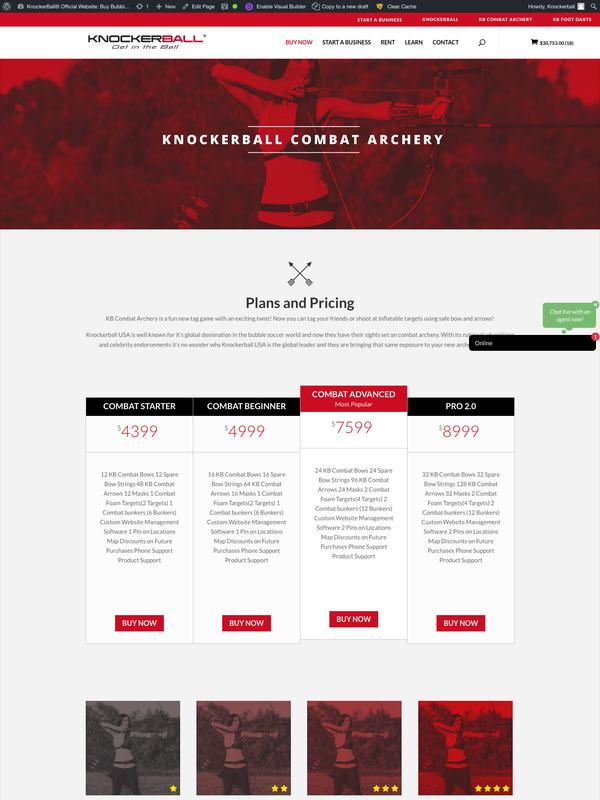 KnockerBall, website