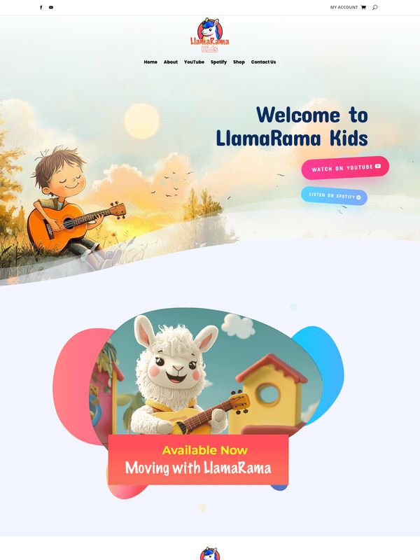 LlamaRama Kids, website