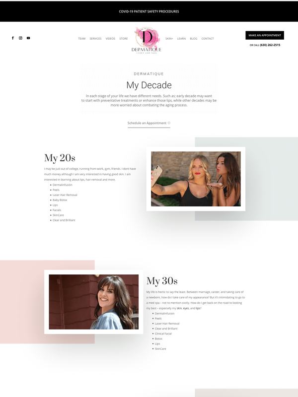 Dermatique Laser & Skin, website