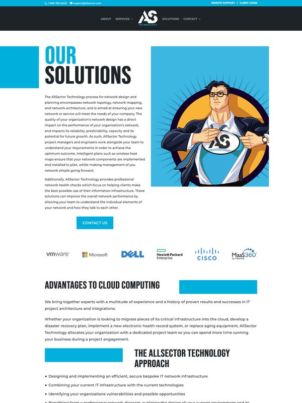 AllSector Technology, website