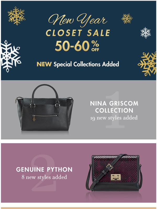Email: Just Added Special Collections at 60 Off