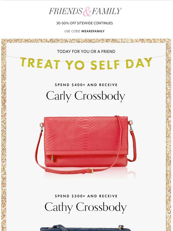 Email: Treat Yo Self Day