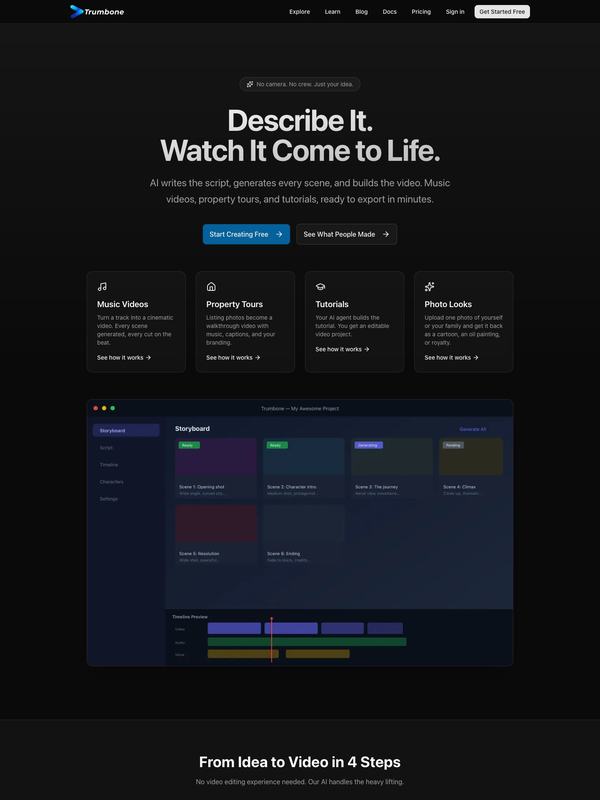Trumbone, website